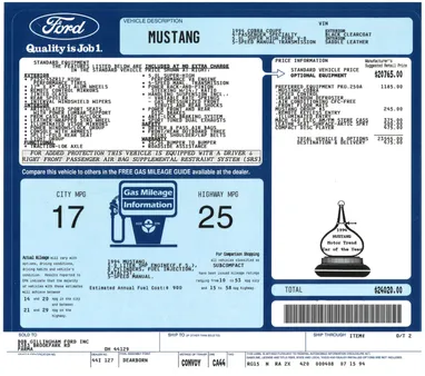 Unlock Shocking Savings with the Ford Window Sticker: Your Ultimate Guide to Window Sticker Deciphering